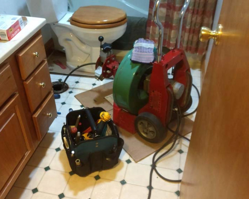 drainage cleaner placed in a bathroom Battle Creek MI