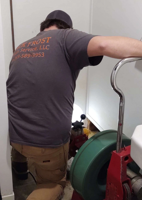 jack frost plumber doing drain services Battle Creek MI